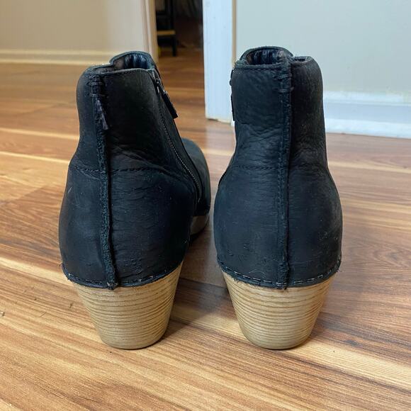 DANSKO Maria Nubuck Clog Style Ankle Boots Black Size 42 - Picture 6 of 10